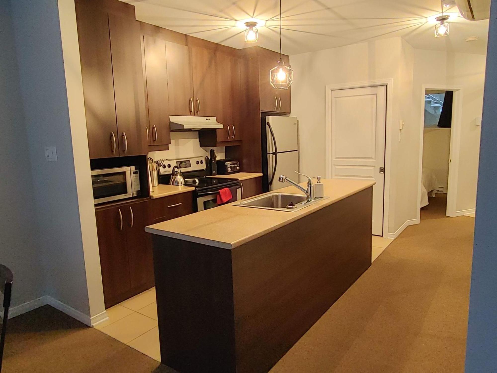 Ferienwohnung Au Pied Des Pentes Bromont Exterior foto